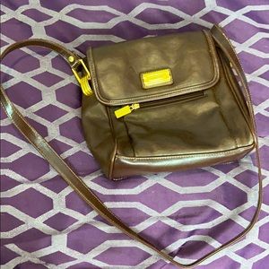 Brown and Gold Capezio Purse